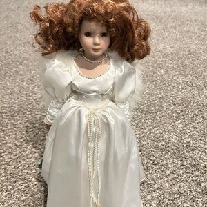 House of Lloyd Crystal Winter Princess Vintage Porcelain Doll
